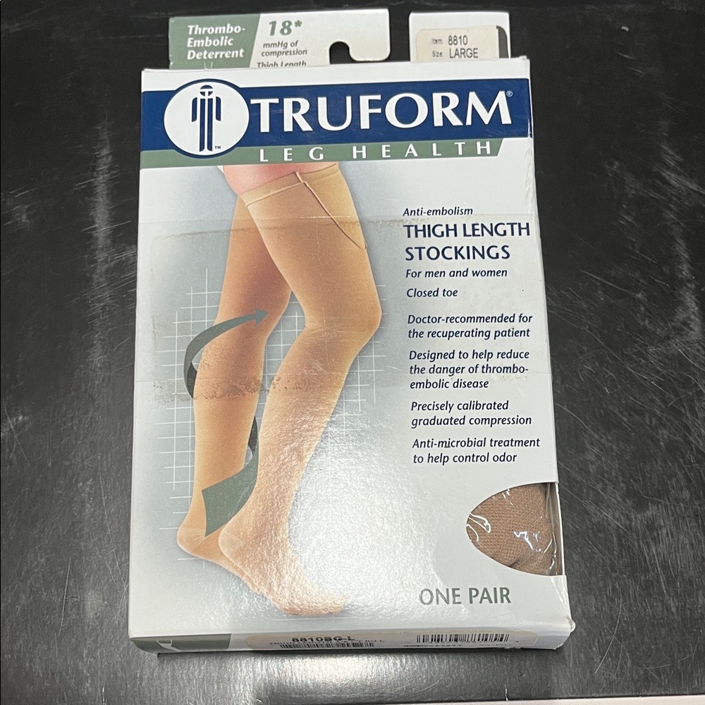 Truform Tan Thigh Length Stockings for Men